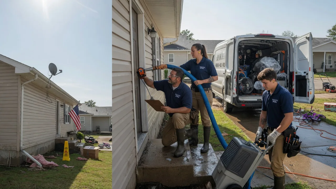 Ceiling Water Damage Restoration in Bentley, KS near me